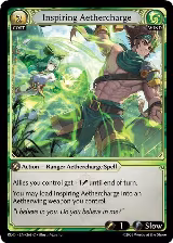 Inspiring Aethercharge (Curio Foil) (268), Radiant Origins — Grand Archive card price