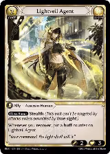 Lightveil Agent (Curio Foil) (353), Radiant Origins — Grand Archive card price