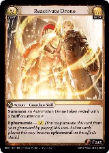 Reactivate Drone (Curio Foil) (368), Radiant Origins — Grand Archive card price