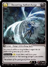 Recurring Aethercharge (Curio Foil) (128), Radiant Origins — Grand Archive card price