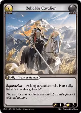 Reliable Cavalier (Curio Foil) (129), Radiant Origins — Grand Archive card price