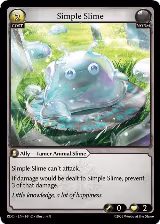 Simple Slime (Curio Foil) (144), Radiant Origins — Grand Archive card price