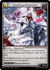 Sparkling Adornment (Curio Foil) (149), Radiant Origins — Grand Archive card price