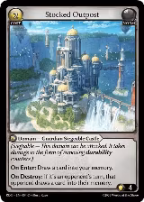 Stocked Outpost (Curio Foil) (154), Radiant Origins — Grand Archive card price