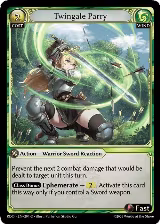 Twingale Parry (Curio Foil) (291), Radiant Origins — Grand Archive card price