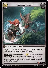 Vantage Point (Curio Foil) (166), Radiant Origins — Grand Archive card price