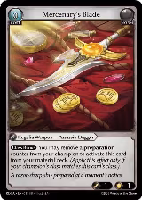 Mercenary's Blade (011), Radiant Origins — Grand Archive card price