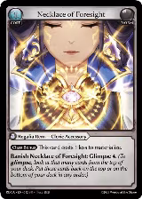 Necklace of Foresight (012), Radiant Origins — Grand Archive card price