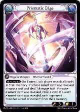 Prismatic Edge (014), Radiant Origins — Grand Archive card price