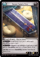 Sword Saint's Vow (019) — card price