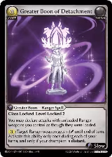 Greater Boon of Detachment (007), Radiant Origins: Pantheon — Grand Archive card price