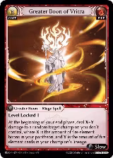 Greater Boon of Vritra (014), Radiant Origins: Pantheon — Grand Archive card price