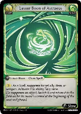 Lesser Boon of Astraeus (019) — card price