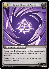 Lesser Boon of Awilix (020) — card price