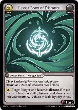 Lesser Boon of Distance (022) — card price