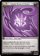 Lesser Boon of Fauna (026) — card price
