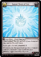 Lesser Boon of Isis (027) — card price