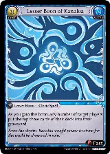 Lesser Boon of Kanaloa (028) — card price