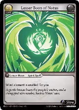 Lesser Boon of Notus (030) — card price