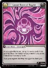 Lesser Boon of Regret (037) — card price