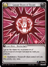 Lesser Boon of Rosen (039) — card price