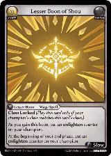 Lesser Boon of Shou (041) — card price