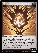 Lesser Boon of Territories (042) — card price