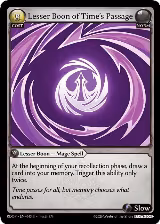 Lesser Boon of Time's Passage (043) — card price