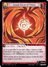 Lesser Boon of Vritra (046), Radiant Origins: Pantheon — Grand Archive card price
