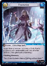 Fracturize (009), Radiant Origins Event Pack — Grand Archive card price