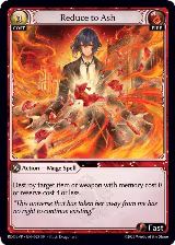 Reduce to Ash (025), Radiant Origins Event Pack — Grand Archive card price