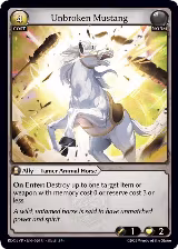 Unbroken Mustang (020) — card price