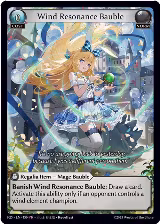 Wind Resonance Bauble (150), Promotional Cards — Grand Archive card price