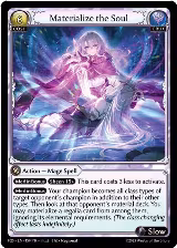 Materialize the Soul (159), Promotional Cards — Grand Archive card price