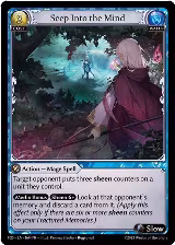 Seep Into the Mind (169), Promotional Cards — Grand Archive card price