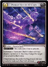 Protect Her At All Costs (165), Promotional Cards — Grand Archive card price