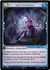 Quiet Refraction (167), Promotional Cards — Grand Archive card price
