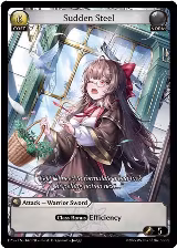 Sudden Steel (142), Promotional Cards — Grand Archive card price