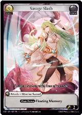 Savage Slash (137), Promotional Cards — Grand Archive card price