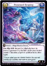 Possessed Reaping (163), Promotional Cards — Grand Archive card price