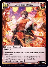 Vermilion Decree (018) — card price