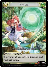 Reclaim (147) (147), Promotional Cards — Grand Archive card price