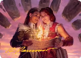 Joined Researchers Art Card (Gold-Stamped Signature) (5) — card price