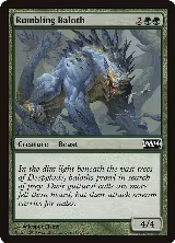 Rumbling Baloth (193), Magic 2014 (M14) — Magic card price