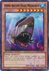 Hyper-Ancient Shark Megalodon (Mosaic Rare) (BP02-EN121), Battle Pack 2: War of the Giants — Yu-Gi-Oh! card price
