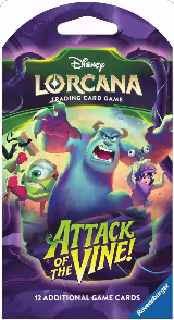 Disney Lorcana: Attack of the Vine! Sleeved Booster Pack, Attack of the Vine! — Lorcana card price