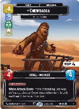 Chewbacca - Mighty Rescuer (Top 4) (11), Organized Play Promos — Star Wars card price