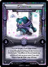 Urscoat - Champion of Khione (DCP-16) — card price