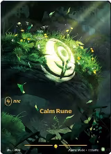 Calm Rune (R02a) (R02a), Unleashed — Riftbound card price