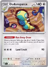 Dudunsparce - 129/162 (Non-Holo) (129/162), Deck Exclusives — Pokémon card price